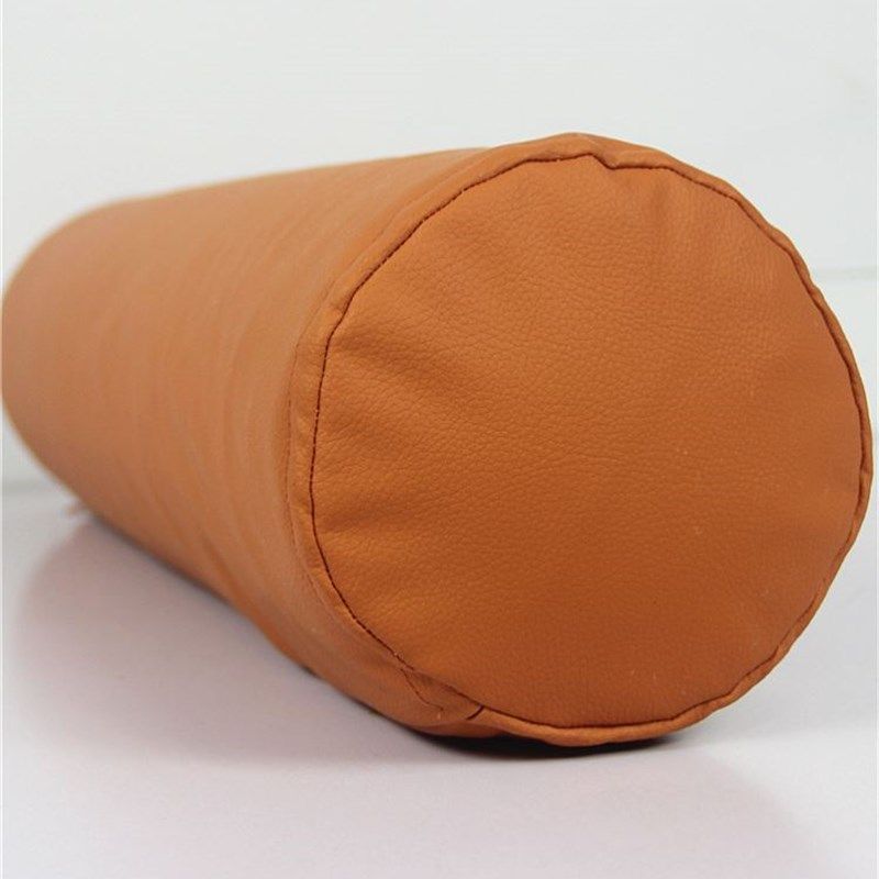 皮感防水科技布抱枕套不含芯圆柱形沙发头枕腰枕男朋友长条抱枕套