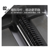 导杆式 平口钳虎钳夹具台钳3寸4寸6寸8寸钻床钻铣床夹持用