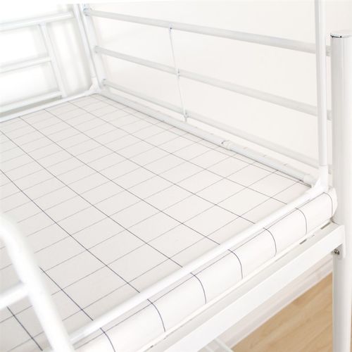 可意加粗蚊帐杆子单人上铺上下铺白色烤漆宿舍床架子学生床帘支架