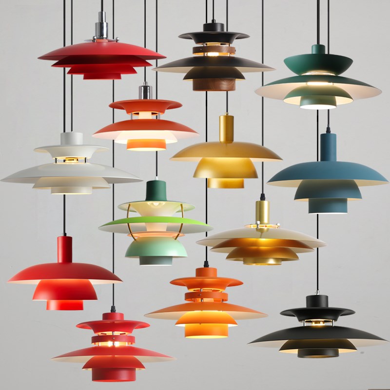 设计师工业风烧烤店火锅店西餐厅饭厅店铺商用餐饮店聚光飞碟吊灯