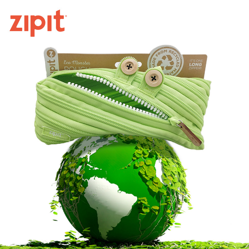 ZIPIT新款2021环保材质拉链笔袋创意学生文具搞怪笔盒超大容量流,文具电教/文化用品/商务用品,笔袋,淘宝优惠券,粉丝福利购,淘宝优惠卷