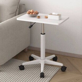 边桌可升降电脑桌工作台笔记本小桌简易电脑桌移动便携家用床边桌