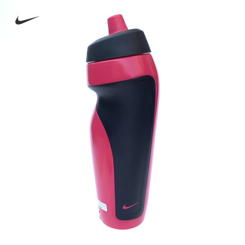 Nike耐克运动挤压水壶户外黑色健身跑步壶瓶男士女士大容量水杯