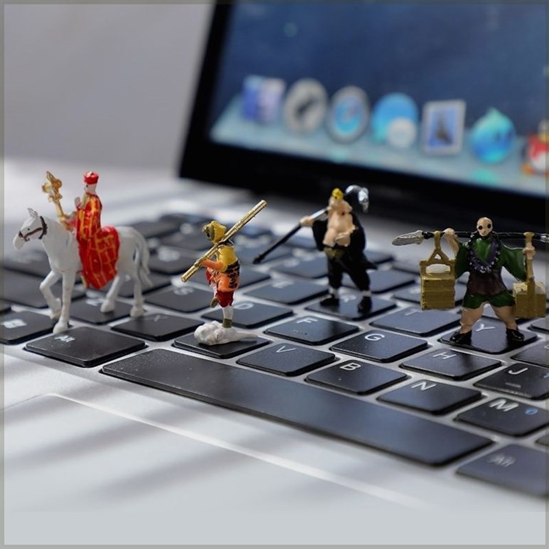 西游记孙悟空摆件唐僧师徒四人盆景假山鱼缸微景观造景装饰摆件