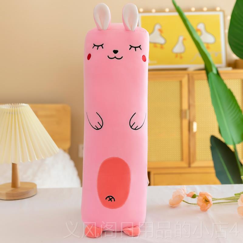 正品虎抱枕长条毛绒玩具头睡觉床老上公生仔超软圆柱夹腿枕布娃娃