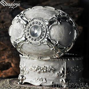 正品W盒asjoy韩e伊甸之狐覆古欧式国盒公主首饰大容量饰品收纳戒