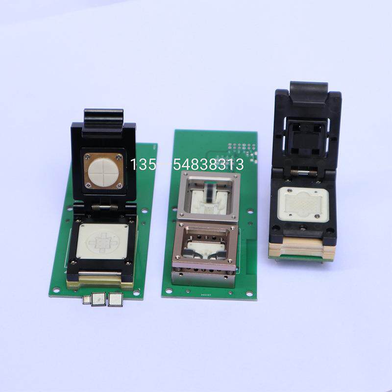 生产家供应QFN芯片烧录夹具BG厂具A测试座测试治具工装夹665测试