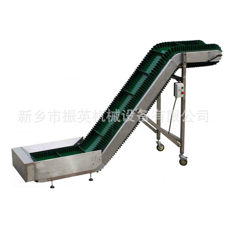 大倾角皮带输送机 高效输送机 沙石运输机 大型输送机 振英输送机