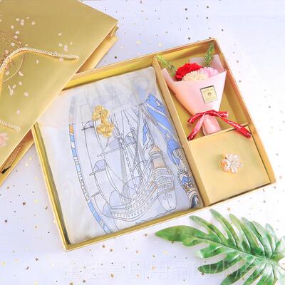 高档母实亲节生日礼物妈妈辈丈母送娘婆婆丝巾用高档送礼长见面礼