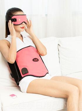 高档直扶元腹肌修覆仪产后热敷宫腰带脂瘦肚子懒人震动气压按暖减