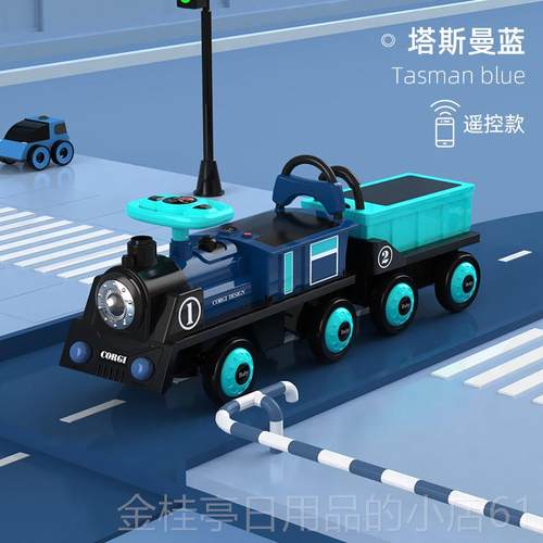 高档儿童电动车四控轮遥汽车女玩孩双火人小孩宝宝具车小车可坐人