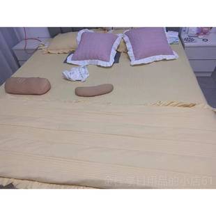 高档加夹棉冬天磨毛被套厚四件套 被罩15x02 带床裙4套床笠三件套