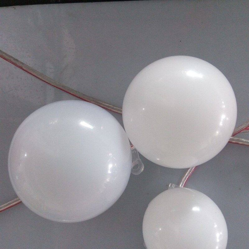 LED3 4 5cm点光源5 6 7CM球泡跑马灯防水全彩红黄蓝白暖白点光源