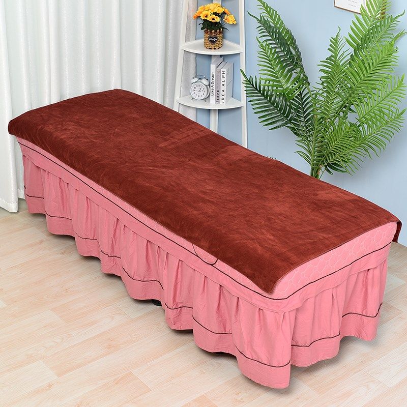 美容院浴巾盖身体家用洗澡吸水超大号推拿按摩店铺床巾专用大毛巾