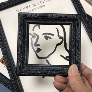 优雅笔触细腻精致复古黑色天隆实木画框画框 马蒂斯 可以定制