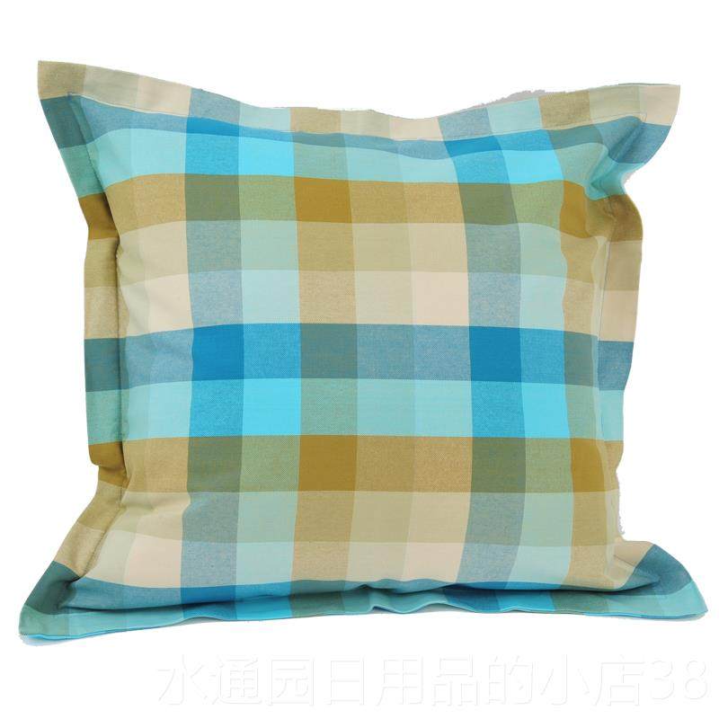 正品禧棉坊原创纯加密棉粗布色织枕抱枕 全沙发靠靠包