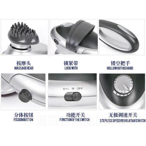 正品立昌2017背A能电动多手持式肩颈椎按摩器全身功敲打锤捶腰摩