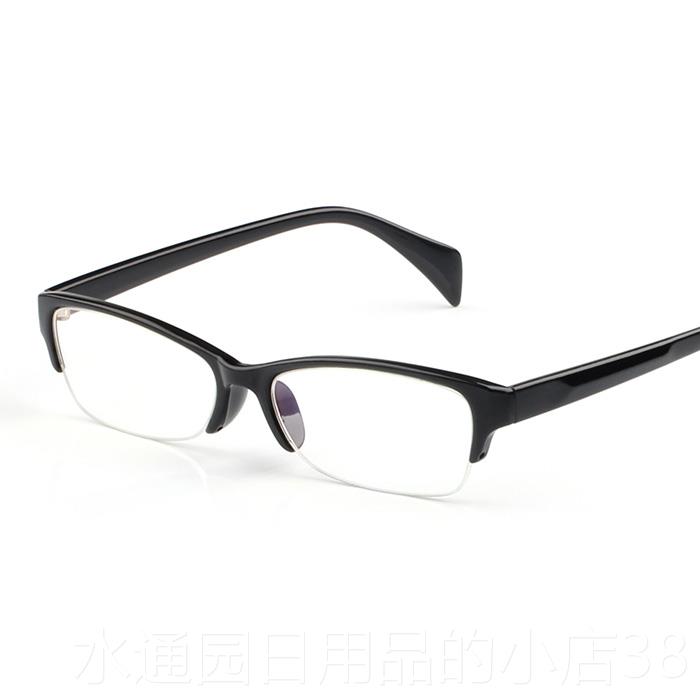 正品防辐射眼疲镜度男框女款电脑护目镜半框架防蓝光抗劳无数潮平