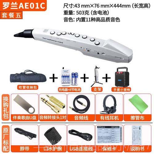 正品日本品牌Roland罗兰A-E01电吹管老人电萨C克斯电子乐器二胡AE