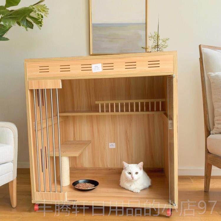 正品猫别墅实木猫物窝恒温猫柜三层豪华宠用展示家繁殖猫舍寄柜养,宠物/宠物食品及用品,猫笼子/猫别墅,淘宝优惠券,粉丝福利购,淘宝优惠卷