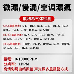 正品空调漏氟检测冷媒捡漏仪利昂制氟冷仪剂冰种箱汽车雪微查漏狗
