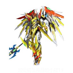 正品动手改色金属仁色摩核敖千丙白起拼装模型国创机甲哪咤曹威远