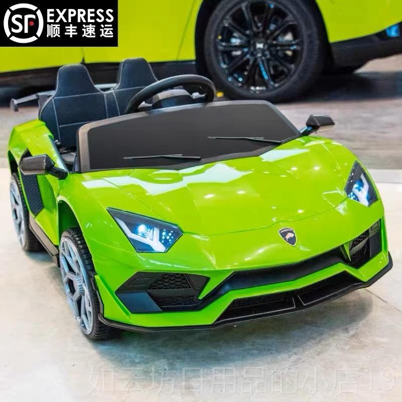 正品博尼儿童电动四轮带遥控汽车男女宝车宝兰小孩可坐人玩具基车