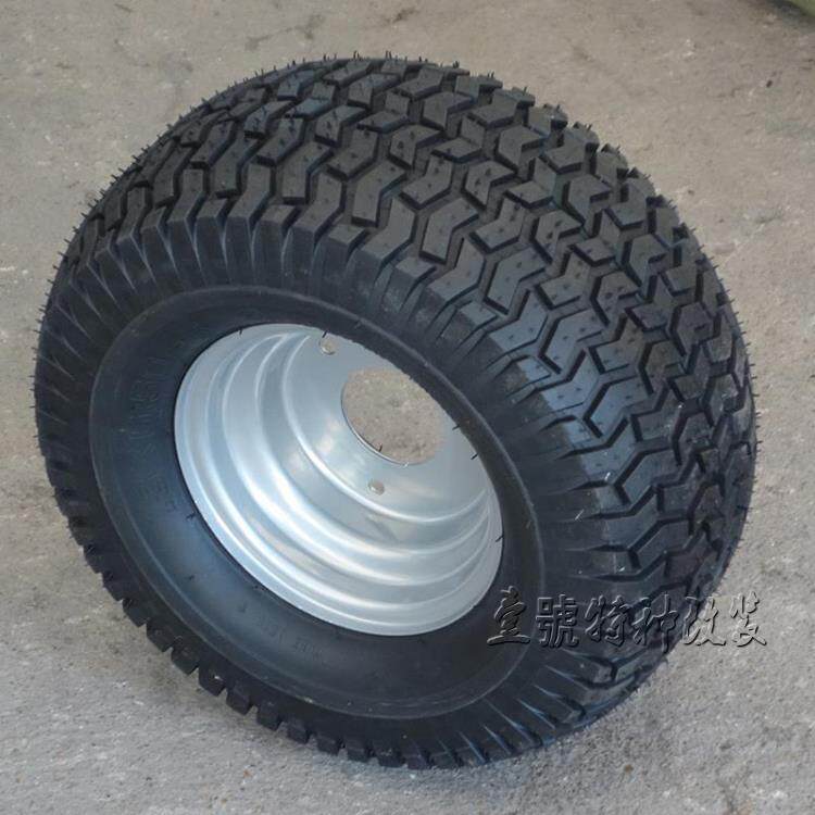 观光车6寸轮胎钢圈四轮沙滩车卡丁车配件13X6.50-6寸轮胎真空加宽