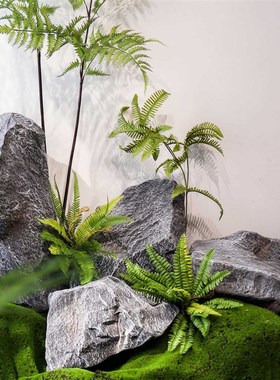 仿真泡沫石头摆件园林假石头拍摄道具室内雕塑装饰绿植造景景观石