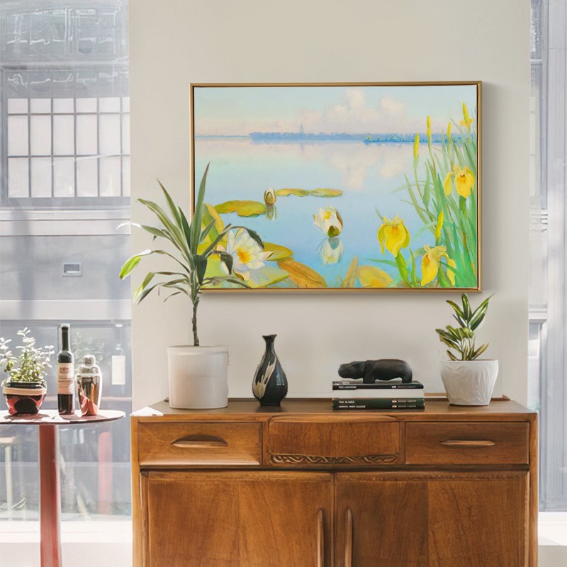 上品印画 斯莫伦伯格风景5幅 田园客厅沙发背景墙装饰画挂画墙画