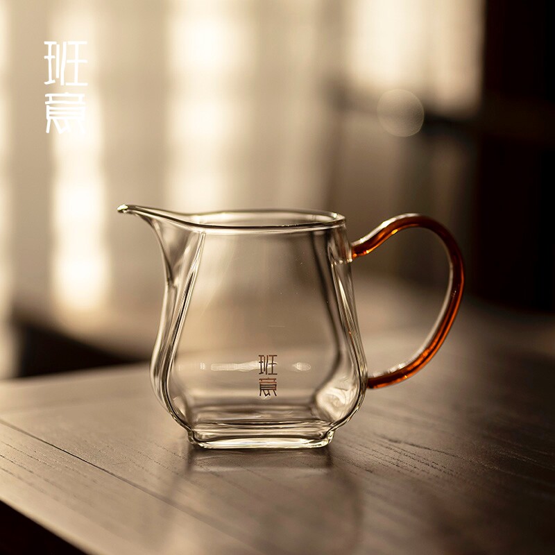 班意 公道杯 公杯 分茶器 分茶匀杯 茶海 纯手工高硼硅耐热玻璃图片