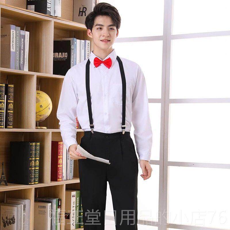 高档钢演出服朗青少年主持人礼男琴生萨克斯演奏比赛诗歌咏诵服表