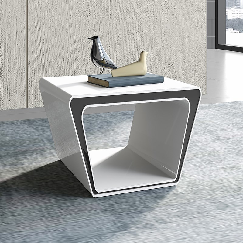 迪聪家具时尚烤漆办公沙发茶几接待区沙发异形商务区会客沙发