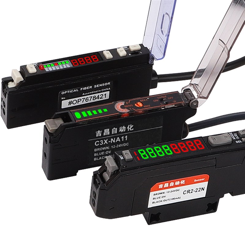 吉昌自动化光纤放大器光纤传感器C3X-N11 JC -V11 CR2-22N