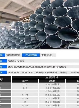 镀锌穿线管KBG导圆管保护管16热套管无缝管kbg6RC电工