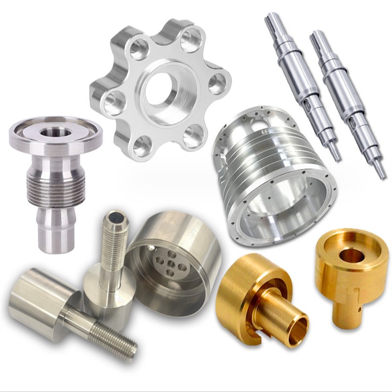 cnc加工数控车铣复合精雕铝板精密机械五金零件打孔攻牙来图