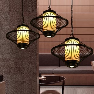 东南亚吊灯泰式铁艺鸟笼聚光饭店餐厅酒店包间卡座火锅店灯具定制