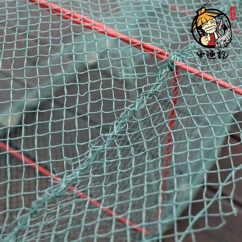 全有结网捕鱼笼龙虾笼螃蟹大河虾笼自动捕股1.7 定制加厚