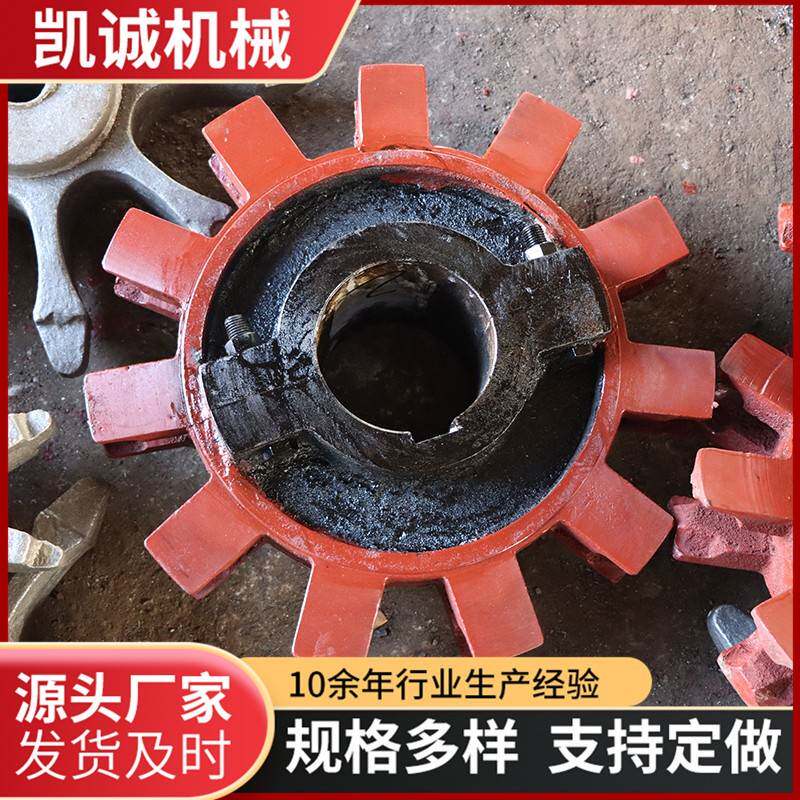 厂家供应工业传动链轮输送链轮总成矿用锰钢链轮提升机链轮