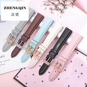 LTH 适用卡西欧同款 1060女粉色皮 1094 1095 真皮手表带LTP 1391