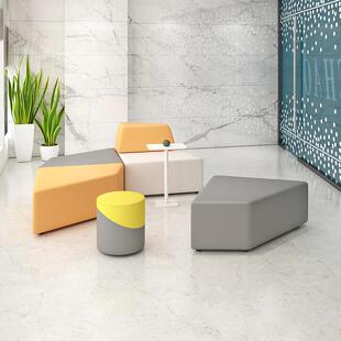 办公发室写字楼BG076招待所创会意商务客接中心个待性异形创意沙