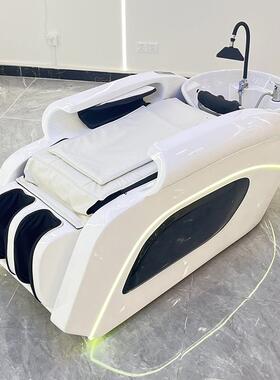 高全自动端智X89蒸头能电动按摩洗头床理发店发廊专用带熏水循环