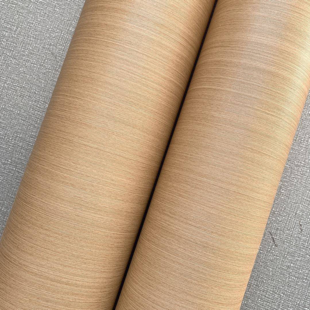 加厚直纹木色粘背胶卧室厅仿展柜展390示厅装饰贴膜墙自客纸背景
