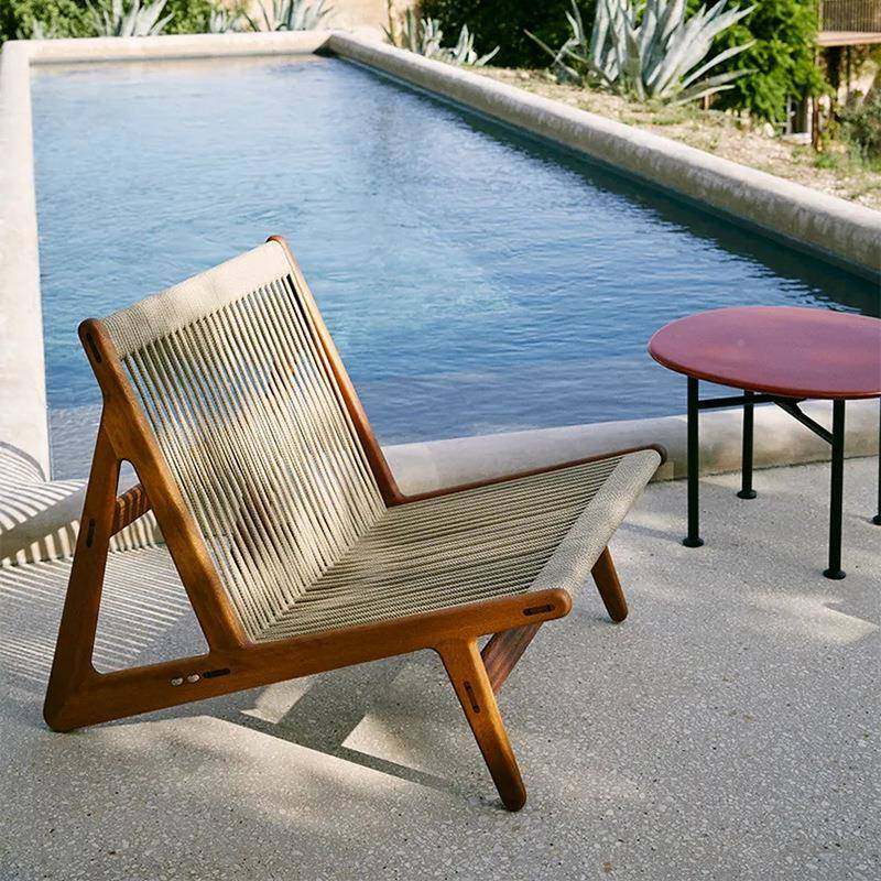 外实木椅藤编阳台藤靠背户椅花园家具设计师民宿懒人单人沙咨询客,商业/办公家具,商用藤编家具,淘宝优惠券,粉丝福利购,淘宝优惠卷