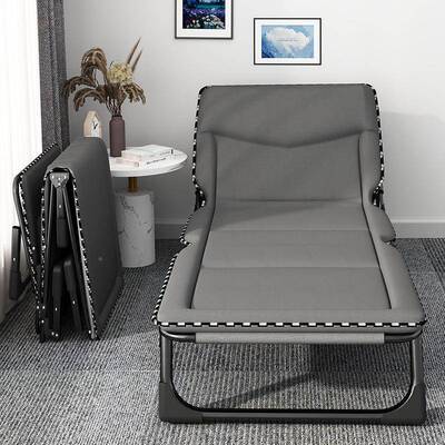 午休折叠床办室工位简易人床家用ELQ多功携能便躺椅单成人公午睡