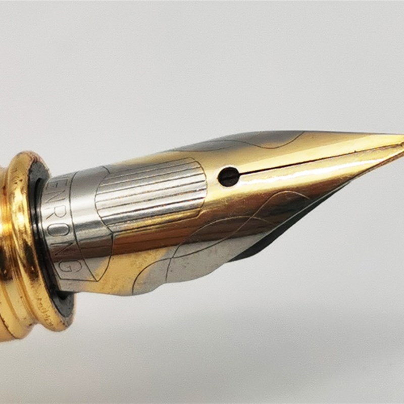 文荣99铱金笔全钢金属杆明尖练字收藏老库存钢笔日用书写办公