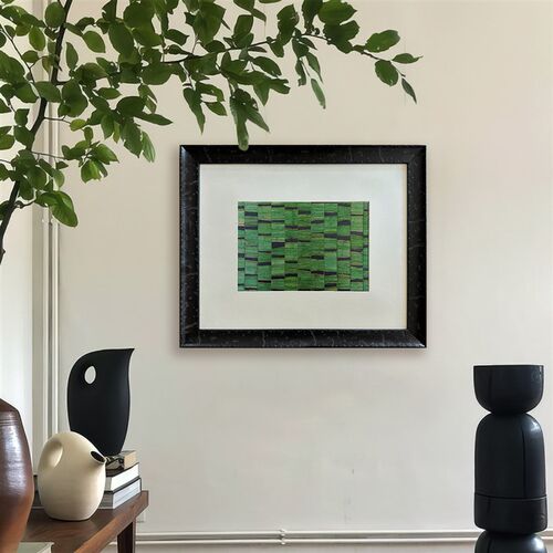 GeGe中古风客厅背景墙装饰画比利时原装进口高级感手工立体艺术画
