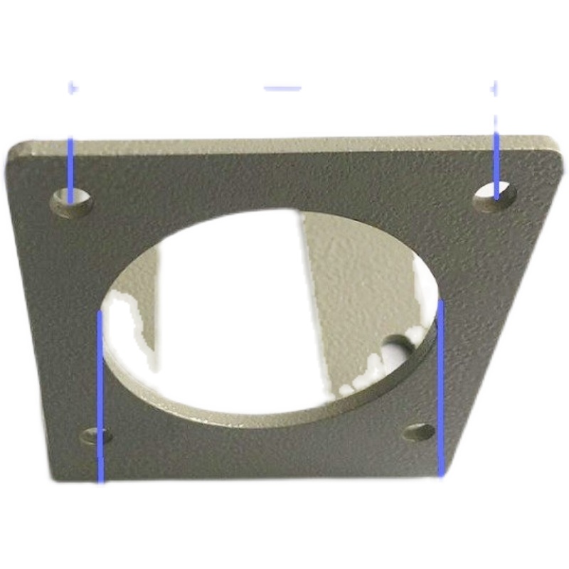 89型大功率卧式交流伺服电机支架 无刷电机马达固定底座支撑座