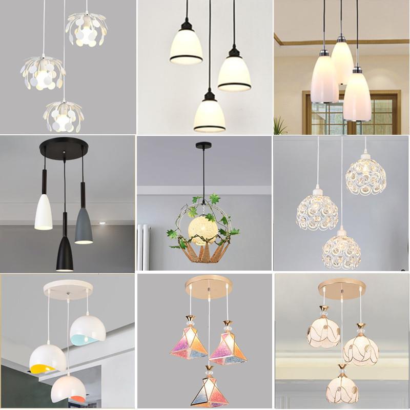 6约R餐厅吊灯玻头现代99简吧台灯创意个性轻奢饭三厅水晶璃家用餐