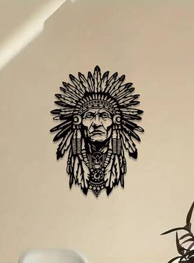 美洲原住民工艺术金属印第安挂铁艺艺71253721品挂件家居人壁客厅